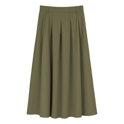 دامن پلیسه دار زنانه مدل آیسن کد M5181 رنگ سبز سدری