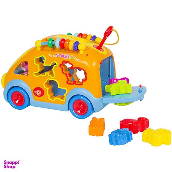 ماشین اتوبوس شادی هولی تویز مدل 988 Activity Shape Sorting Bus