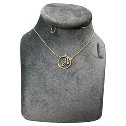 گردنبند طلا 18 عیار زنانه طرح مادرم کد 0314