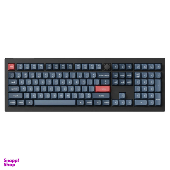 کیبورد بی سیم مخصوص بازی کیکرون مدل Keychron V6 Max RGB Brown Switch