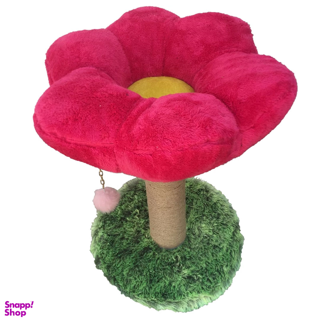 اسکرچر و جای خواب گربه مدل گل