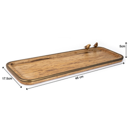 سینی گلدکیش طرح گلدن برد کد GK829460