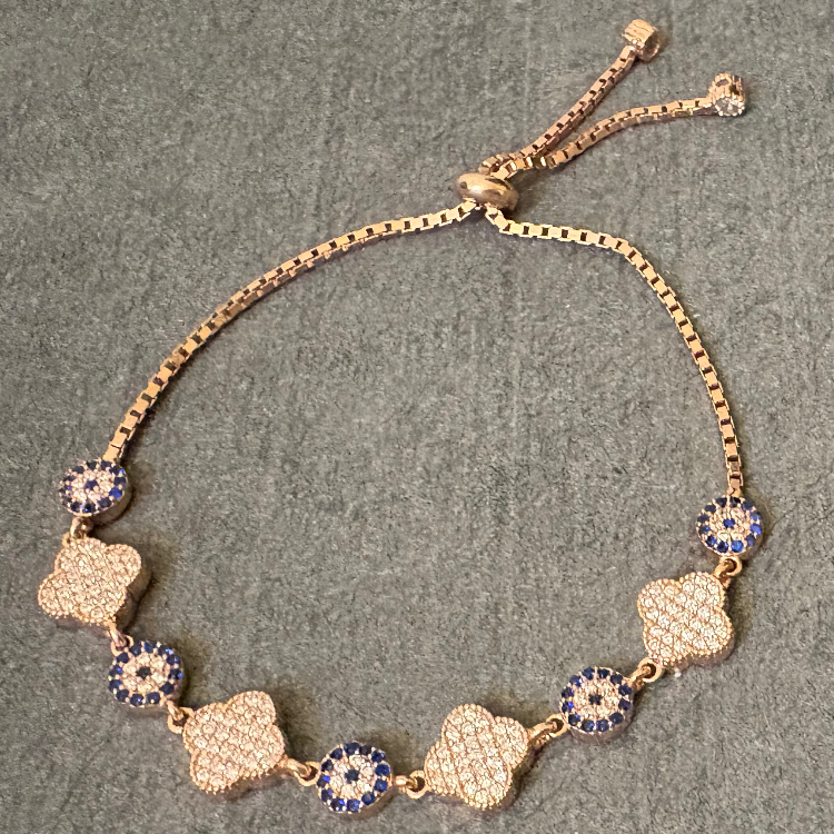 دستبند نقره زنانه گیرا طرح ونکلیف کد G0583