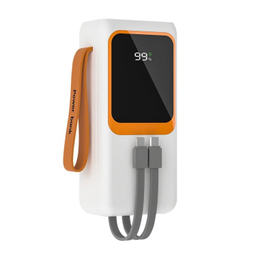 پاوربانک پی زد ایکس مدل V28 Fast Charge 22.5W Cabled ظرفیت 30000 میلی آمپر ساعت