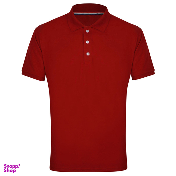 پولوشرت آستین کوتاه مردانه کانتکس مدل 249011005 جودون پنبه رنگ قرمز