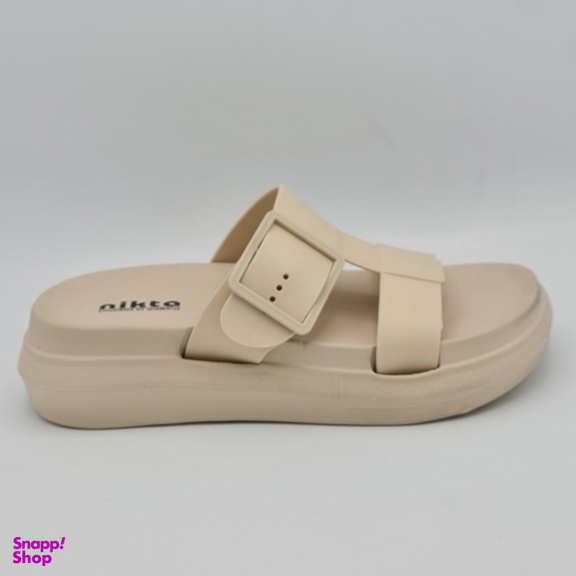 صندل زنانه نیکتا مدل تک سگک کد 731 رنگ نسکافه ای