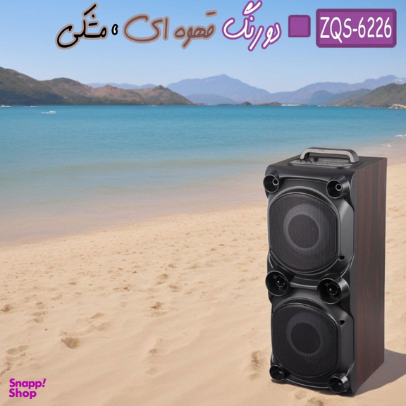 اسپیکر بلوتوثی قابل حمل مدل ZQS6226