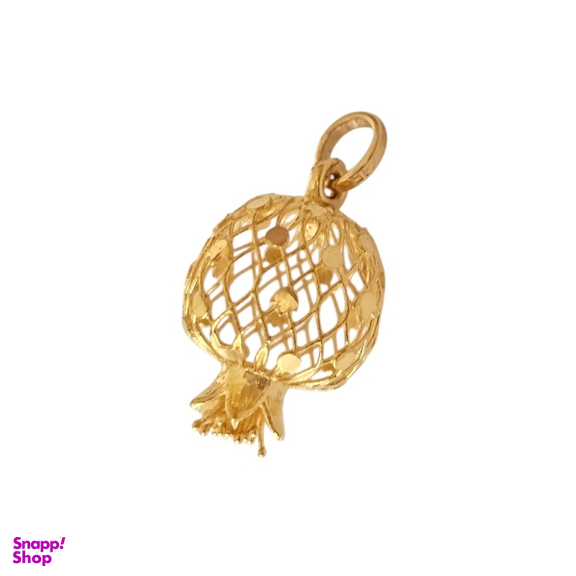 نیم ست طلا 18 عیار زنانه مدل انار طرح زَرنار