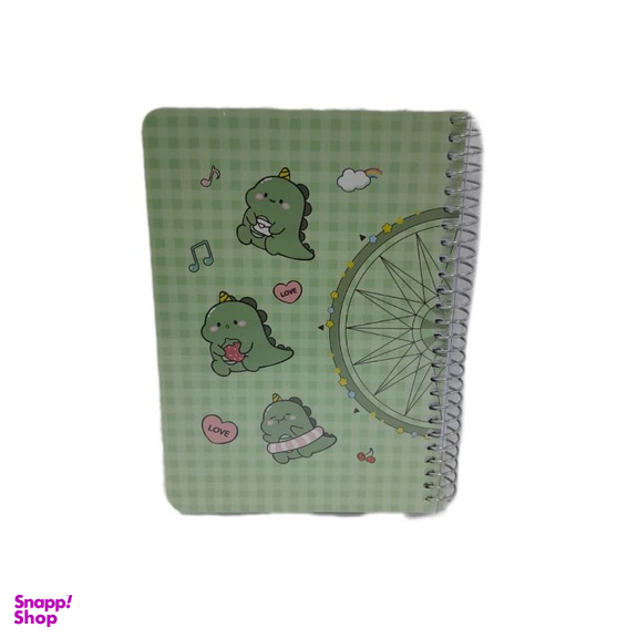 دفترچه یادداشت سیمی ۸۰ برگ سویل طرح دایناسور کد 226