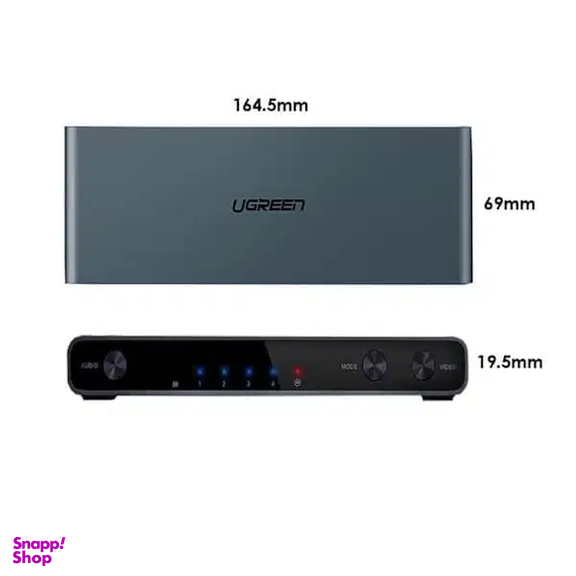 سوییچ 4 در یک HDMI یوگرین مدل CM201 کد 50745