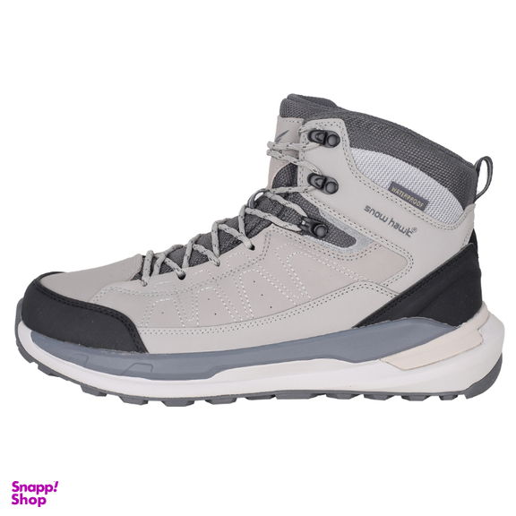 کفش کوهنوردی مردانه اسنو هاوک کد SN-S1117 رنگ طوسی روشن