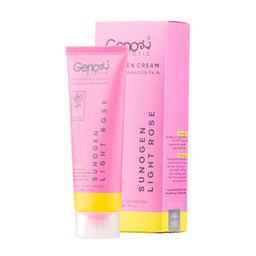 کرم ضد آفتاب رنگی ژنوبایوتیک مدل SPF50 مناسب پوست چرب و مختلط حجم 50 میلی لیتر