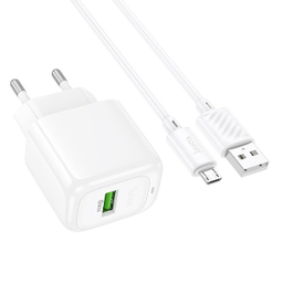 شارژر دیواری هوکو مدل CS52A USB به همراه کابل MicroUSB