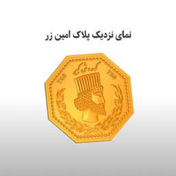 سکه گرمی طلا 18 عیار امین زر کد A001