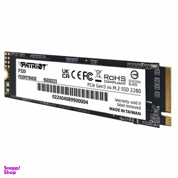 حافظه SSD اینترنال پتریوت مدل P320 PCIe Gen3 X4 M.2 SSD 2280
