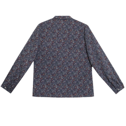 شومیز زنانه برنس مدل نور رنگ سرمه ای