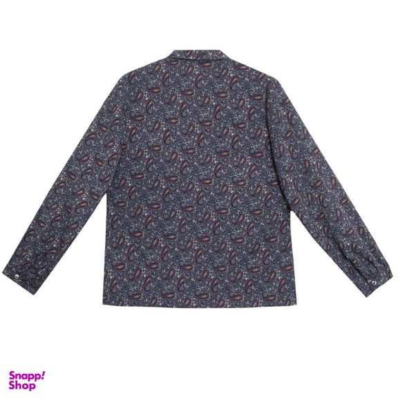 شومیز زنانه برنس مدل نور رنگ سرمه ای