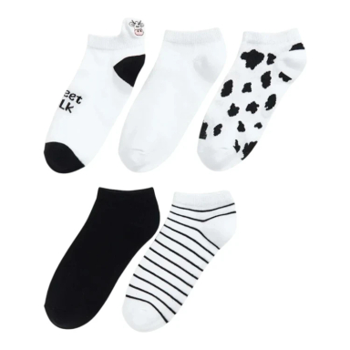 جوراب زنانه ال سی وایکیکی مدل Cow بسته 5 عددی