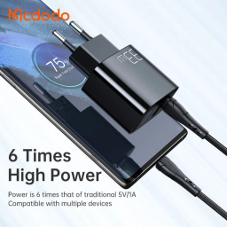 شارژر دیواری 33 وات مک دودو مدل CH-0922 به همراه کابل تبدیل USB-C