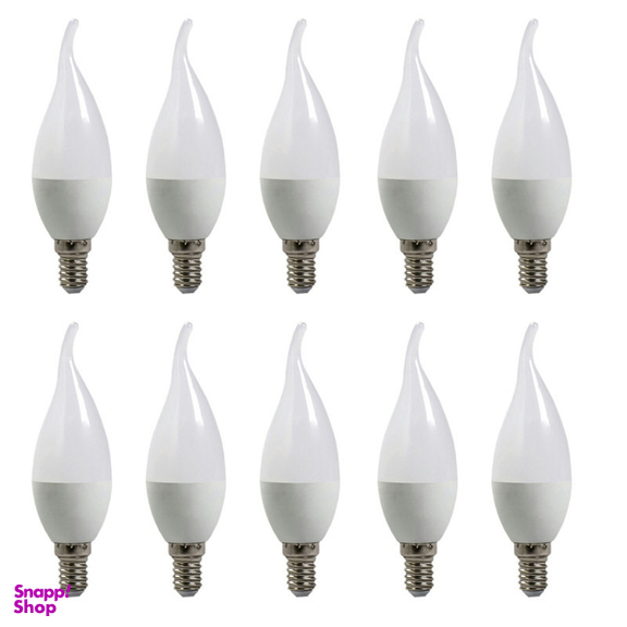 لامپ ال ای دی 7 وات دونیکو مدل اشکی پایه E14 مجموعه 10 عددی