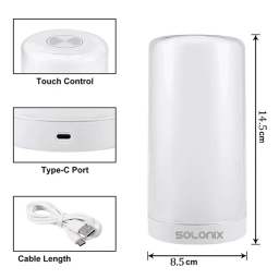 چراغ خواب سولونیکس مدل Touch Lamp کد C107