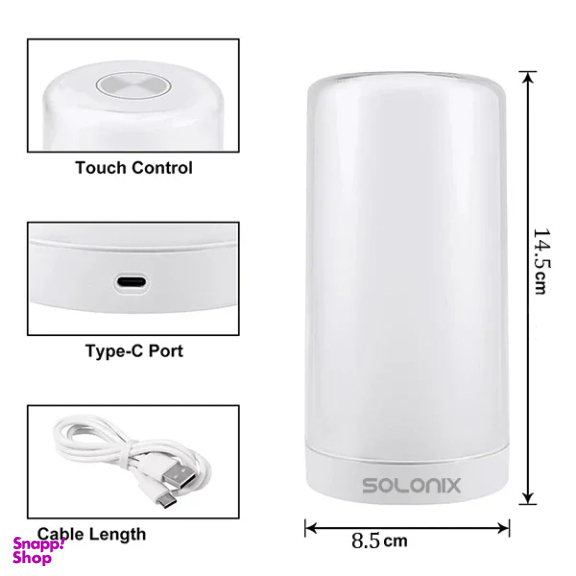 چراغ خواب سولونیکس مدل Touch Lamp کد C107