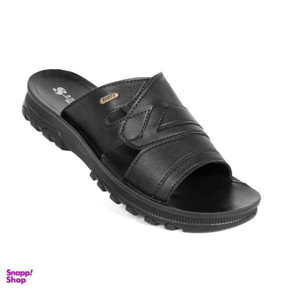 دمپایی مردانه شیما مدل میعاد رنگ مشکی