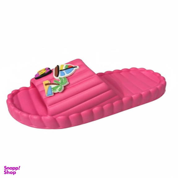 دمپایی زنانه طرح الیس سرگل رنگ صورتی