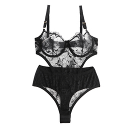 بادی زنانه نوشه پوش کد 90001 رنگ مشکی