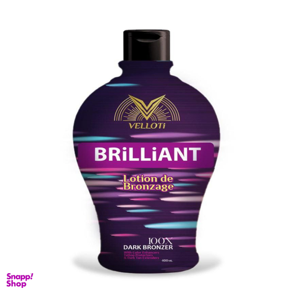 لوسیون سولاریوم ولوتی مدل Brilliant حجم 400 میلی لیتر