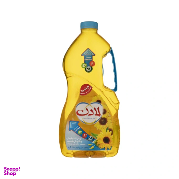 روغن آفتابگردان پالایش شده لادن حجم 1800 میلی لیتر