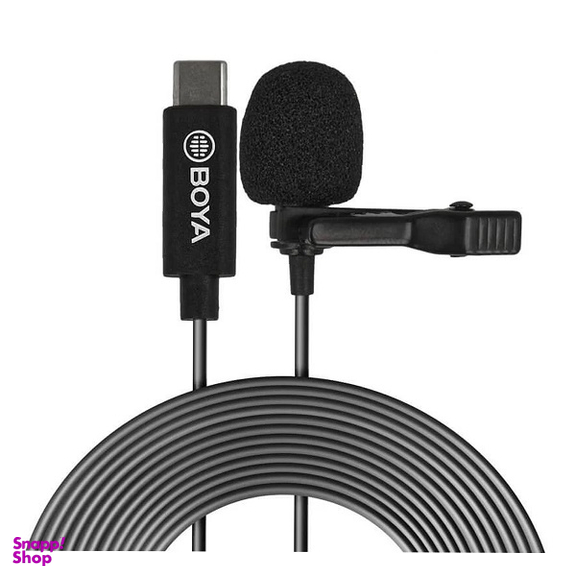 میکروفون یقه ای با سیم بویا مدل Boya BY-M3 رابط Type-C