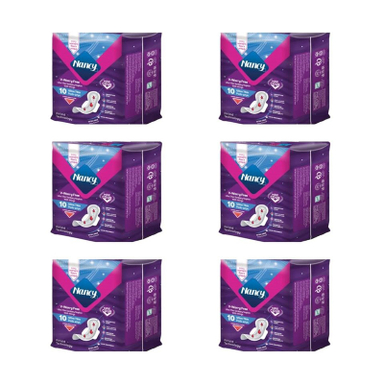 نوار بهداشتی نانسی مدل ایرلید سایز خیلی بزرگ 6 بسته 10 عددی
