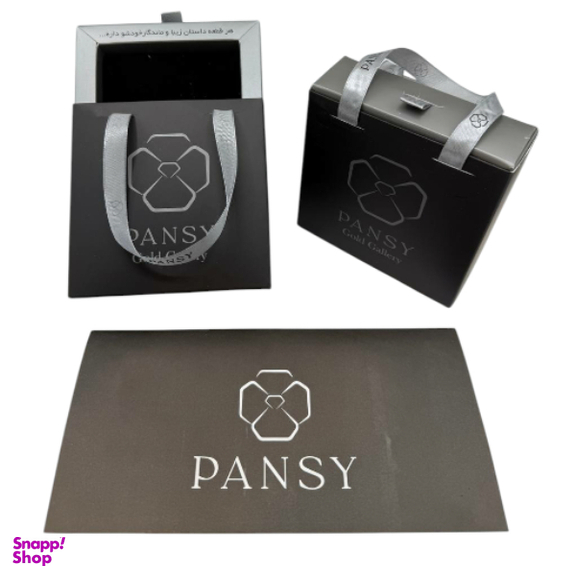 دستبند طلا 18 عیار زنانه پانسی کد D9404