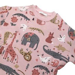 پیراهن دخترانه فیورلا مدل جنگل کد 33506