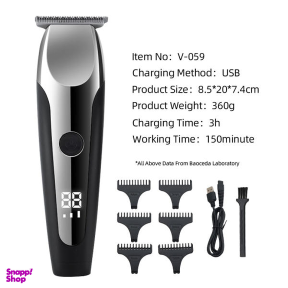 ماشین اصلاح موی سر و صورت وی جی ار مدل PROFESSIONAL V_059