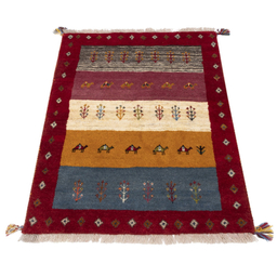 گبه دستباف سی پرشیا کد 122447 سایز 1.14x0.8 متر