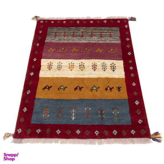 گبه دستباف سی پرشیا کد 122447 سایز 1.14x0.8 متر