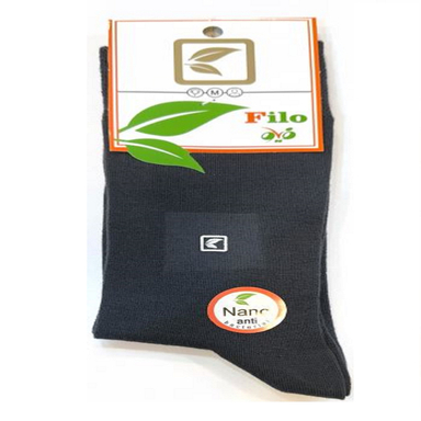 جوراب مردانه فیلو آنتی باکتریال کد 2020 رنگ دودی