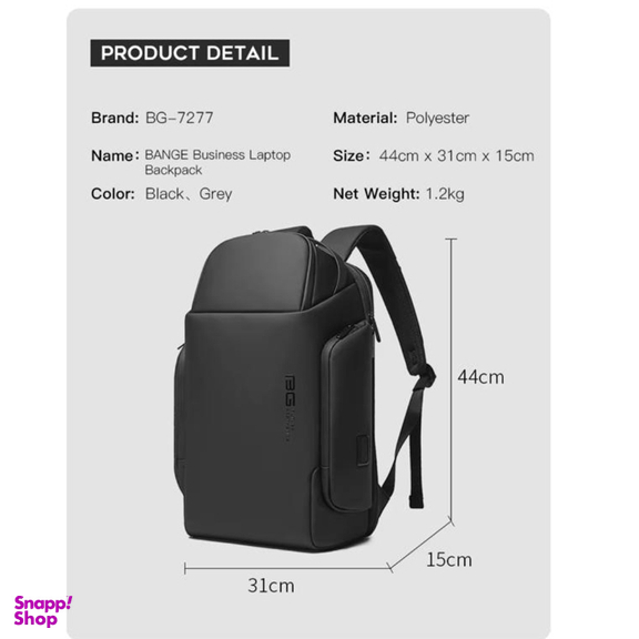 کوله پشتی لپ تاپ 15.6 اینچ بنج مدل BG-7277