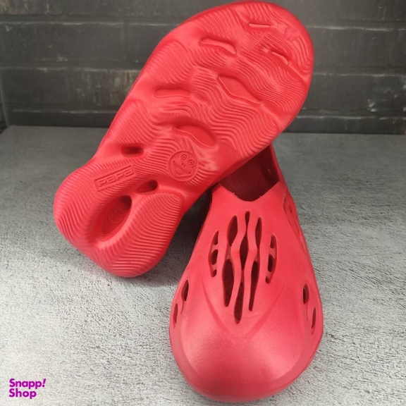 دمپایی ساحلی پاپا مدل فضایی رنگ قرمز