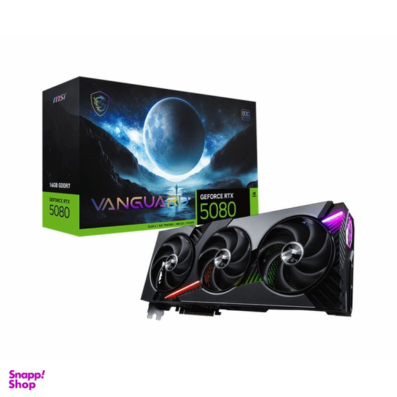 کارت گرافیک مخصوص بازی ام اس آی مدل MSI RTX 5080 16G Vanguard 3X