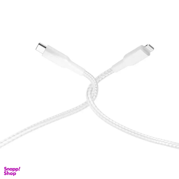 کابل فست شارژ Type-C به لایتنینگ پاورولوژی مدل PCAB006BK طول 0.3 متر