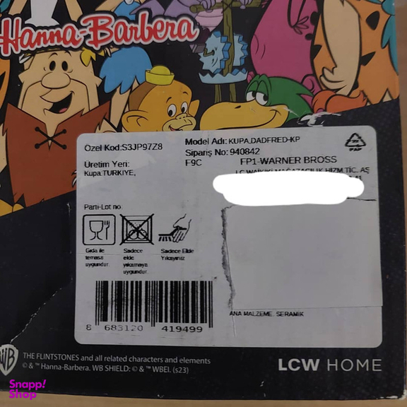ماگ ال سی دابلیو هوم مدل Flintstones