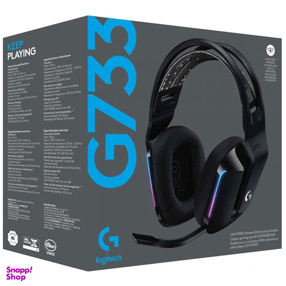هدست بی سیم مخصوص بازی لاجیتک مدل G733 Lightspeed RGB