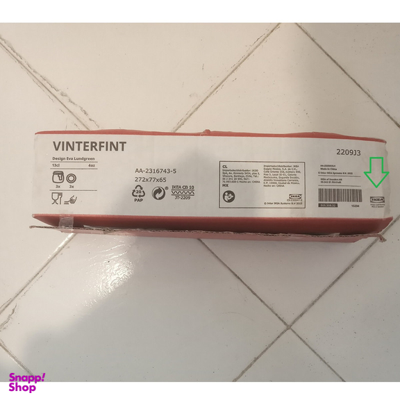 بانکه ایکیا مدل VINTERFINT مجموعه 3 عددی