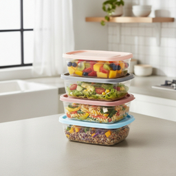 ظرف غذا نورینو مدل آواز مجموعه 4 عددی