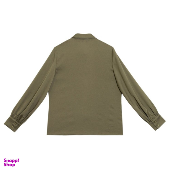 شومیز زنانه برنس مدل فرحناز رنگ یشمی