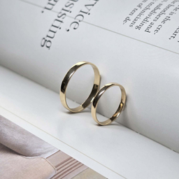 ست حلقه طلا زنانه و مردانه درگونه مدل 32