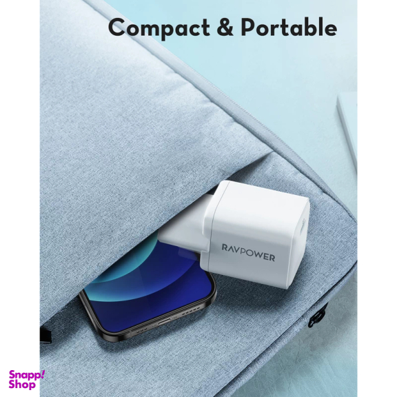 شارژر دیواری 30 وات راوپاور مدل RP-PC169